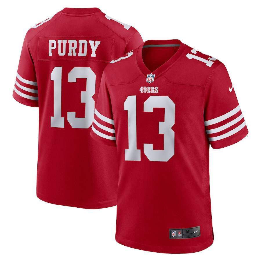 NFL rugby uniform 49ERS San Francisco 49 people 23mccaffrey#29#13#11#10 embroidered jersey