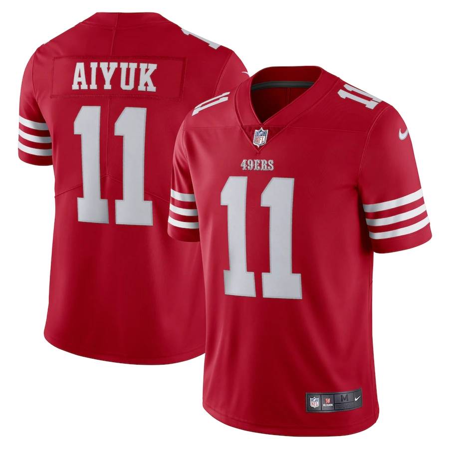 NFL rugby uniform 49ERS San Francisco 49 people 23mccaffrey#29#13#11#10 embroidered jersey