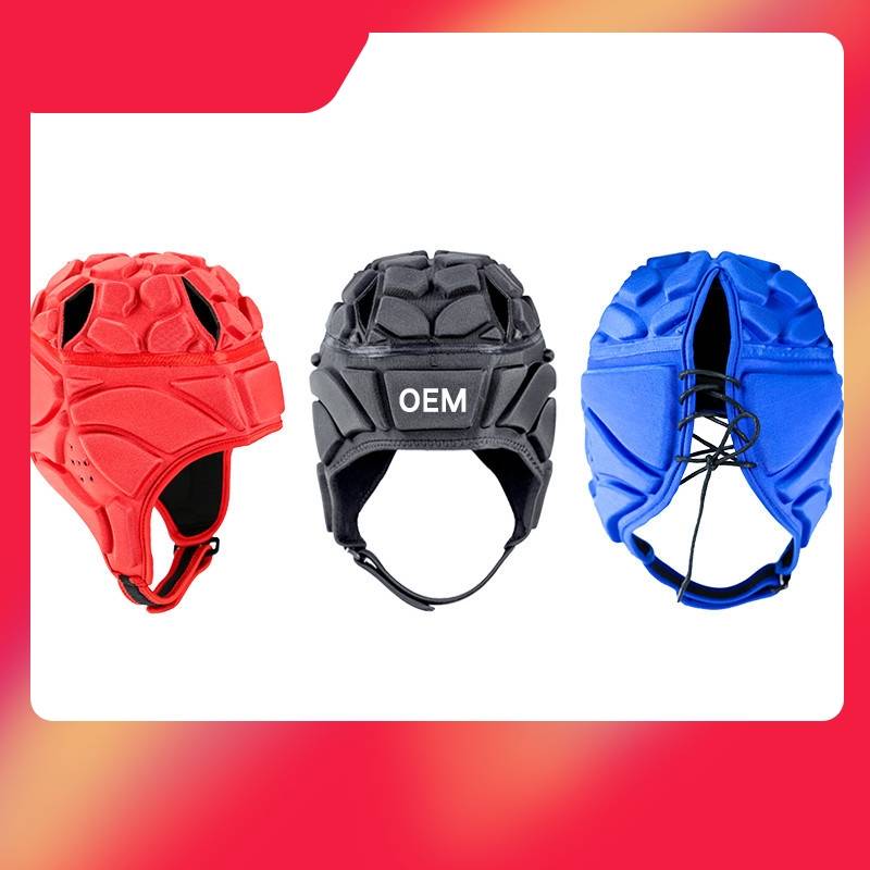 Outdoor sports British rugby helmet head protective soft helmet football goalkeeper children's training collision cap