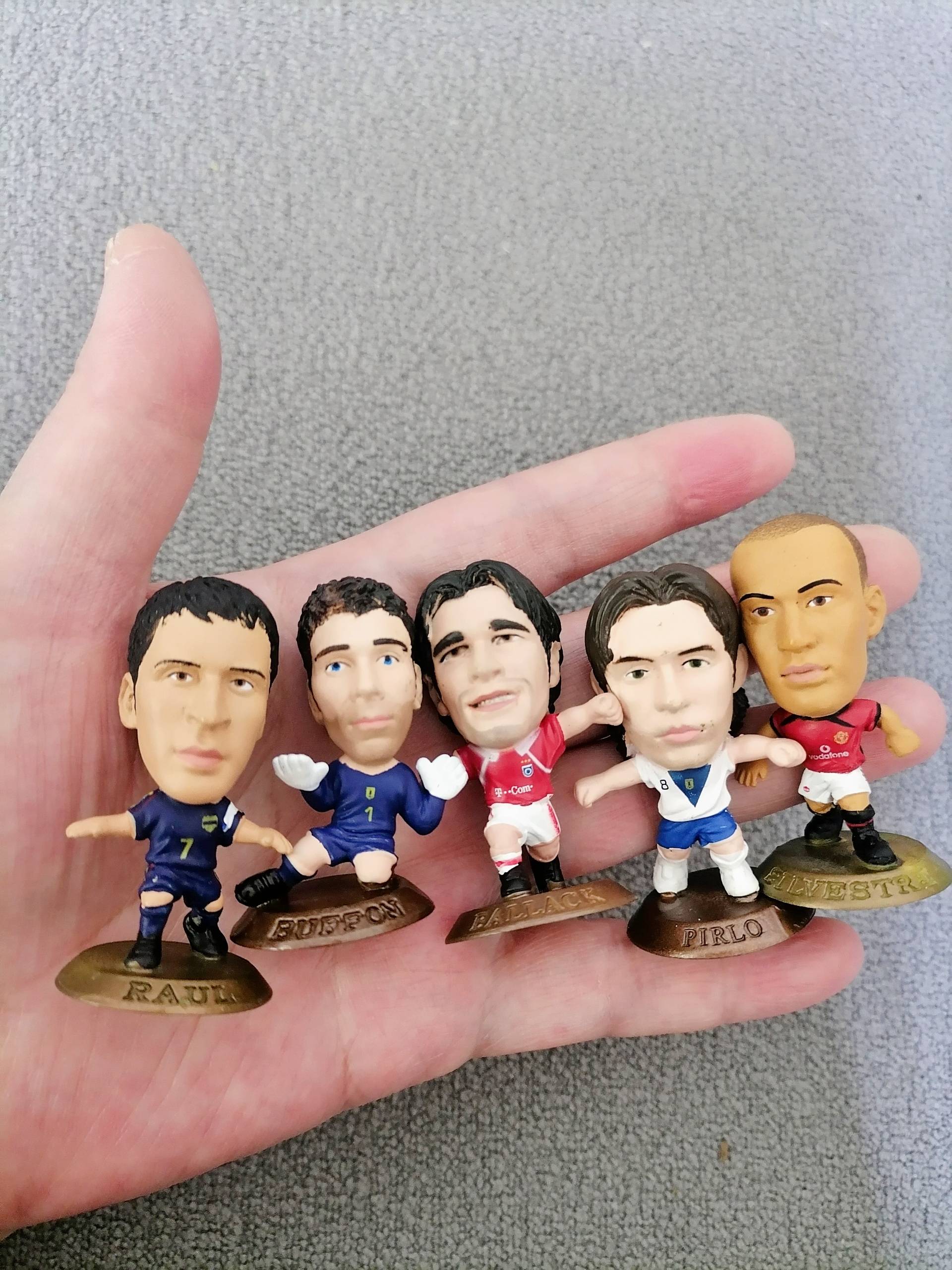 The Goldfields, MicroStars, the football model football dolls, Cro, Junior, Raul, etc