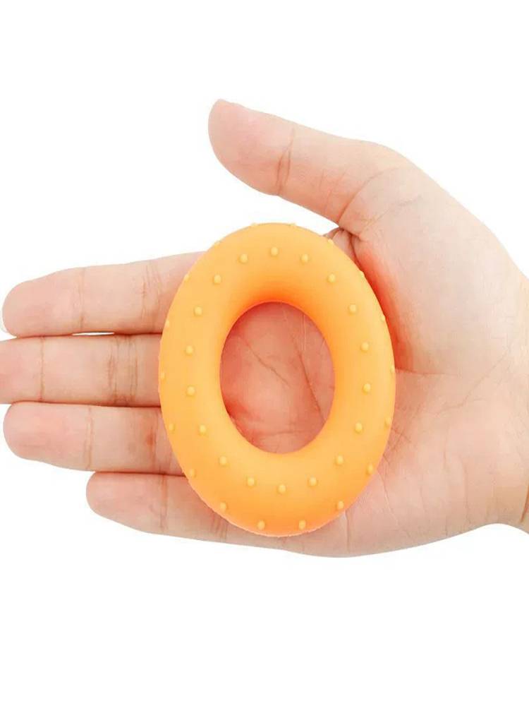 Silicone grip power circle men's and women's arm muscle training hand strength equipment, finger force, children, children, students exercise hand -recovery