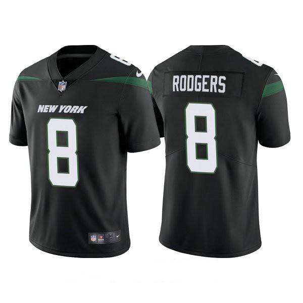 NFL New York Jet New York Jets Rugby Unit No. 8 Aaron Rodgers jersey Rogers