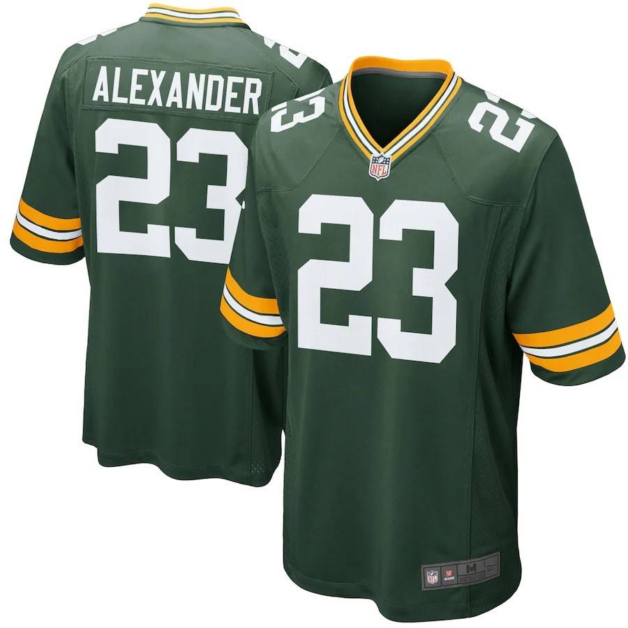 Green Bay packaging worker Green Bay Packers rugby uniform 23#Jaire Alexander jersey