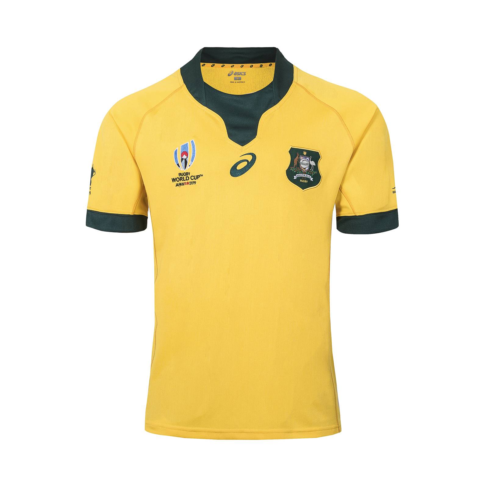 2019 Rugby World Cup Australia's main away olive clothing T -shirt POLO jersey Rugby Jerseys