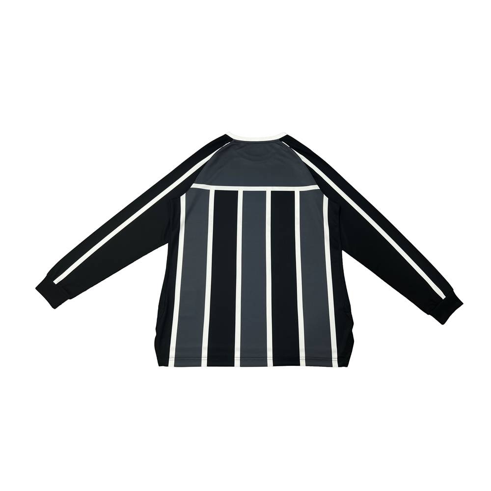 Madhoops spring shooting long -sleeved T -shirt football flying tray rugby training speed dry round collar trend