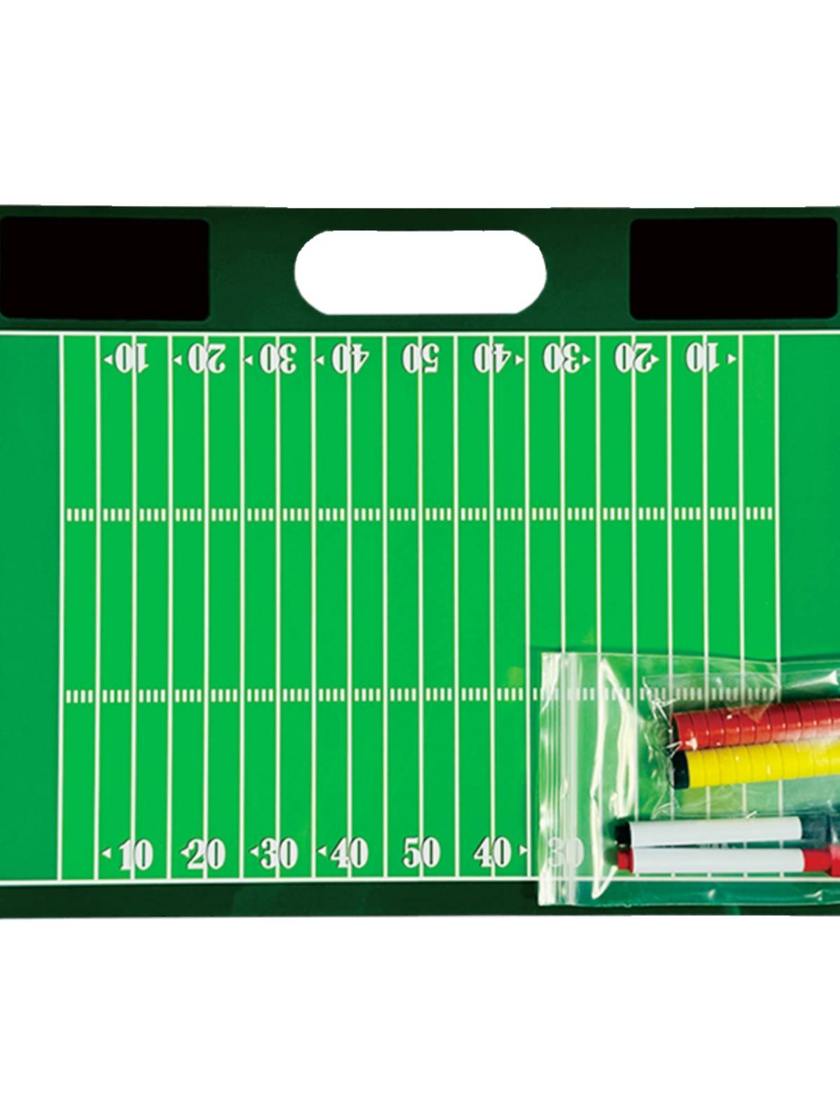 The two coach referees of the American waist flag rugby tactical board training with high -quality water can be rubbed