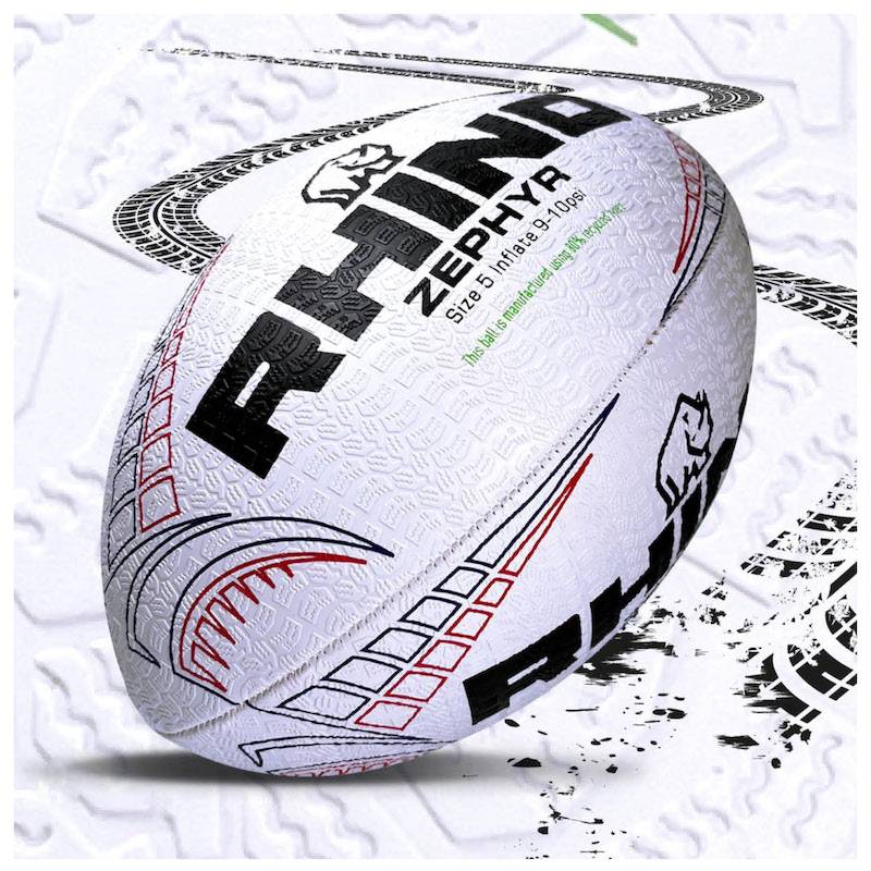 Rhino British Rugby Zephyr Training Entruster Rugby 4/5 Ball Ball Double Skin 100%Import