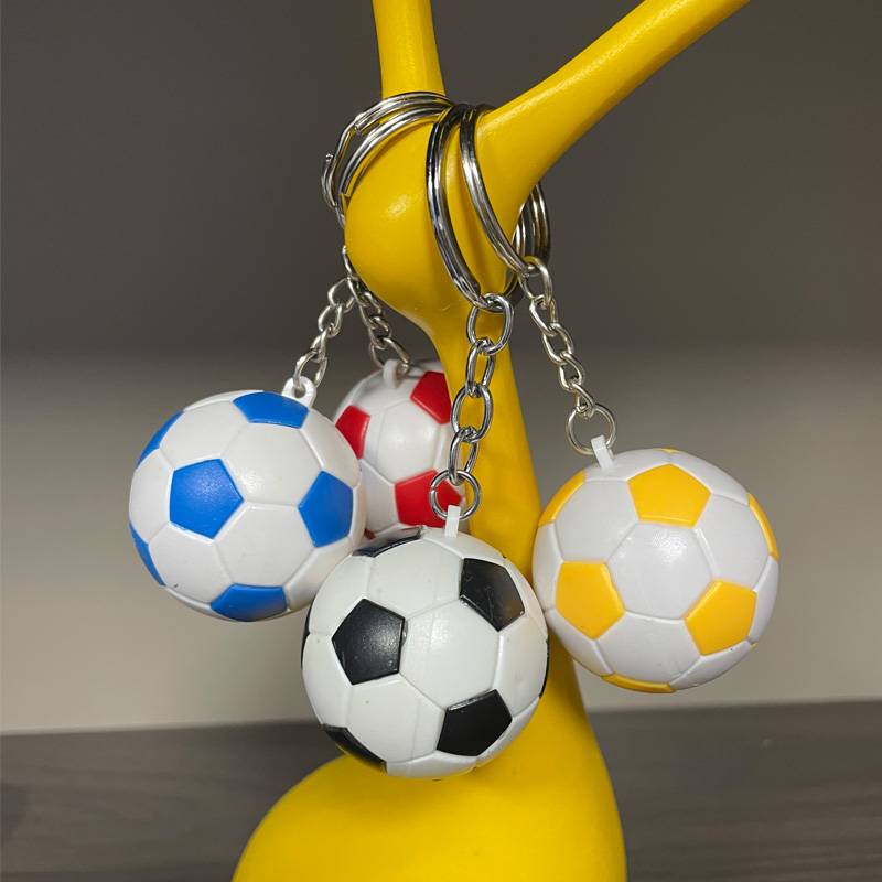 2024 German European Cup Small Football Key Buckle Men and Women Key Pendant Football Souvenirs Creative Small Gift