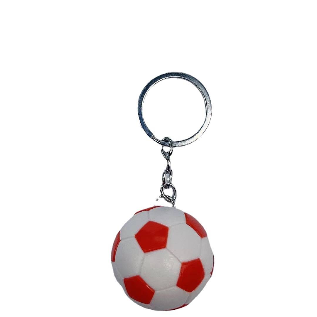 Simulation football keychain European Cup football key pendant simulation football basketball rugby jewelry