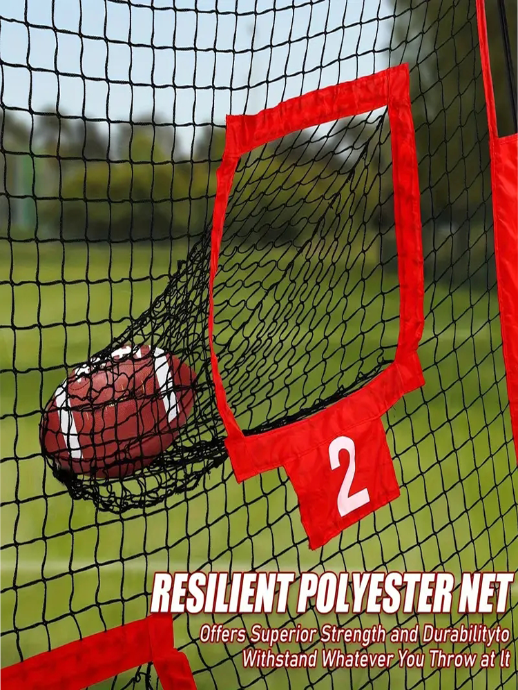 Portable rugby network quarterly throwing net baseball baseball football football shooting