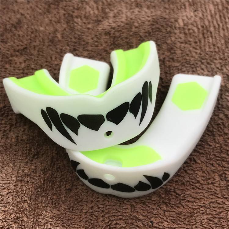 Tooth protective braces boxing Thai Thai Taekwondo Martial Arts Sanda Blue Ball Rugby Rugby Luck Bands Side