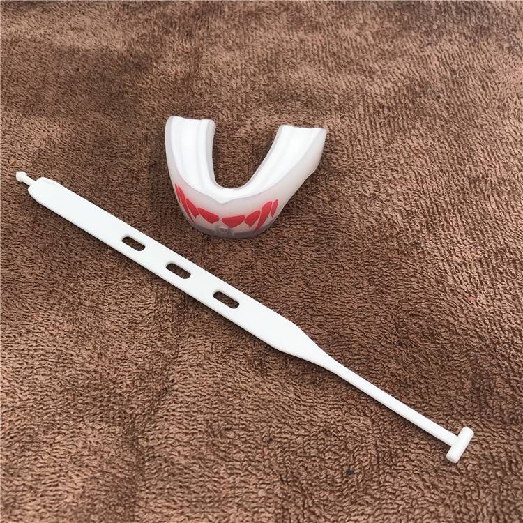 Tooth protective braces boxing Thai Thai Taekwondo Martial Arts Sanda Blue Ball Rugby Rugby Luck Bands Side