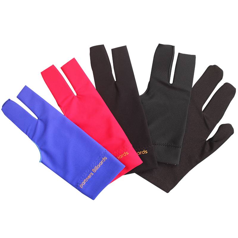 Billiards dew fingers high -bomb three -finger billiards for private gloves men and women left and right hand table ball hall supplies accessories