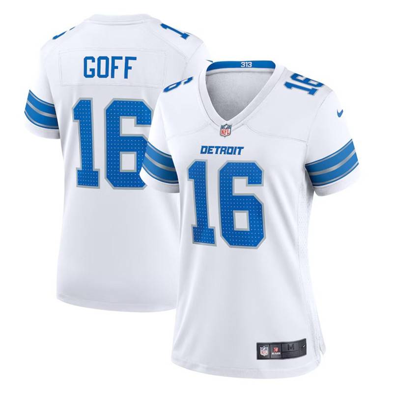 2024 new version of NFL Detroy Lion Lions Male and Children 16# Jared Goff Rugby Uniform