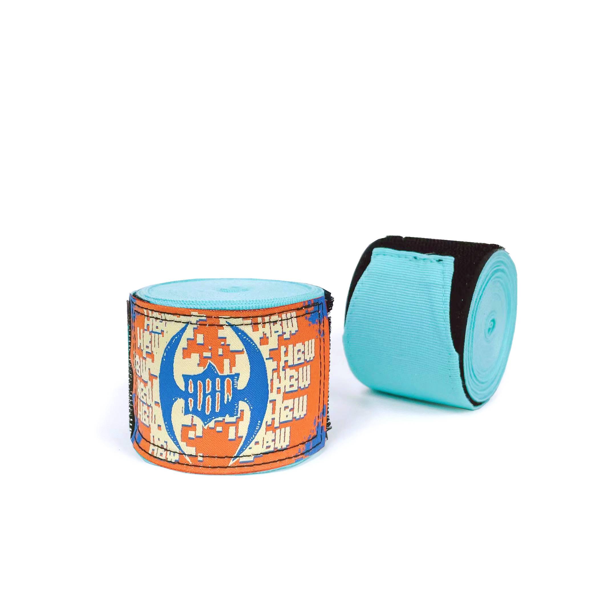 hbw European -style Muay Thai professional gel entangled hand -raid fighting sports protective wrist elastic bandage bandage