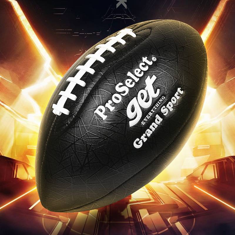 PROSELECT specially selected rugby black American football No. 9 adult professional competition training waist flag football