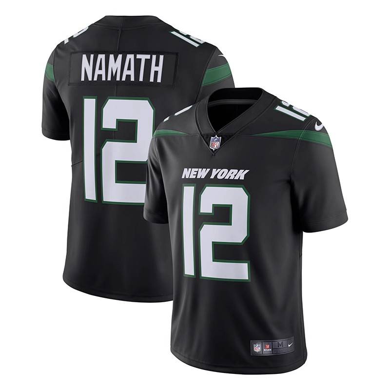 NFL New York Jet New York Jets Rugby Unit No. 12 Joe Namath jersey embroidery men's clothing