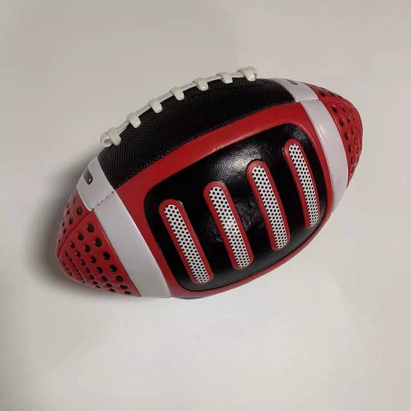 No. 3 striped red