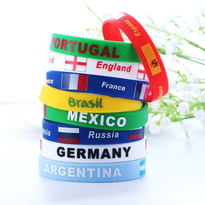 2024 German European Cup Bracelet Football Fan Memorial Souvenirs French Argentine Brazilian wristband sports meeting small gift
