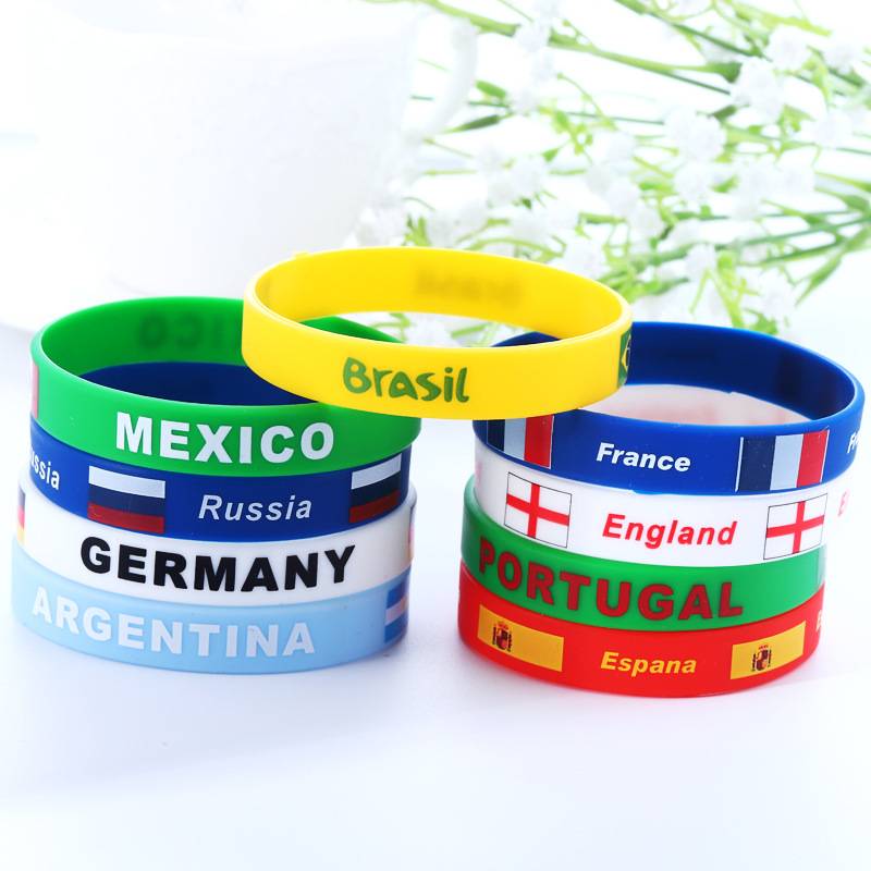 2024 German European Cup Bracelet Football Fan Memorial Souvenirs French Argentine Brazilian wristband sports meeting small gift