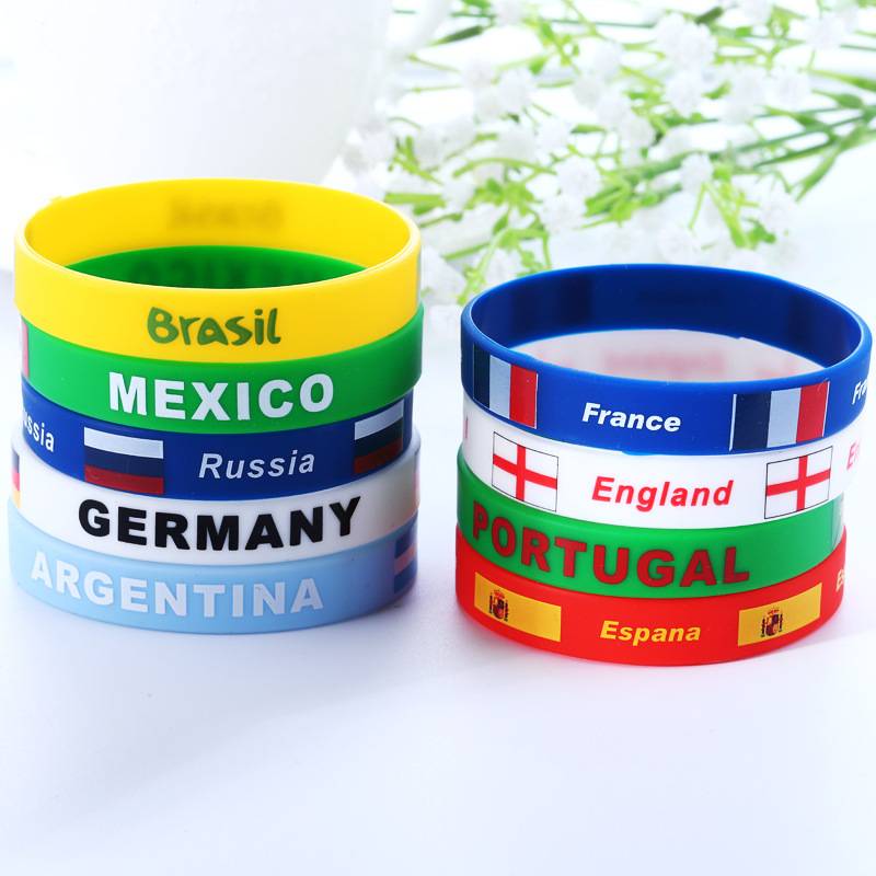 2024 German European Cup Bracelet Football Fan Memorial Souvenirs French Argentine Brazilian wristband sports meeting small gift