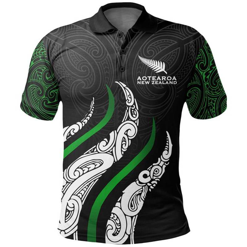 New Zealand Maori POLO Casual Melbourne Boys Shark T -shirt Rugby clothes Rugby Jersey