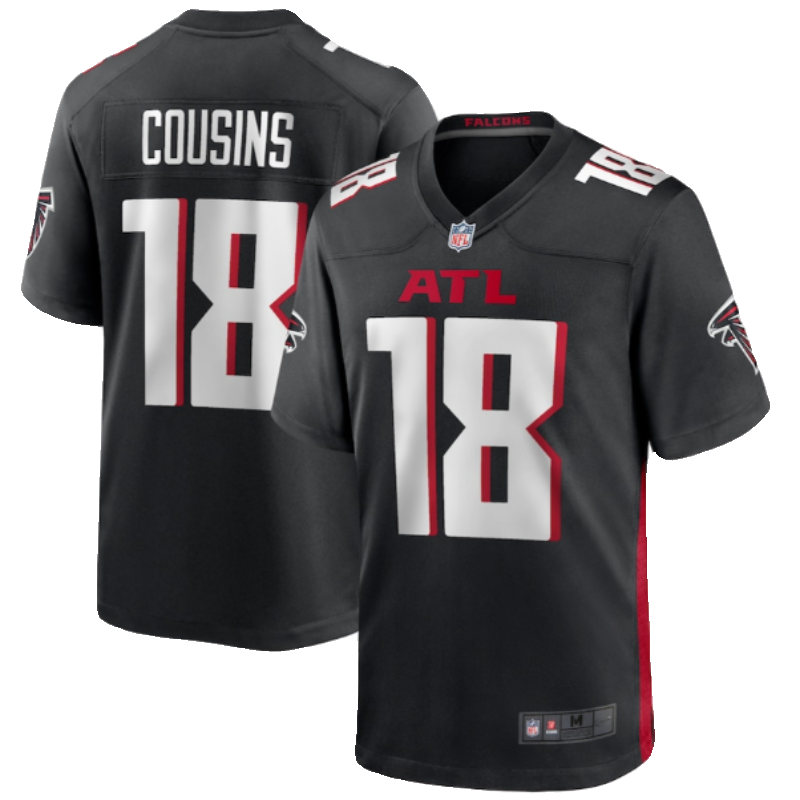 NFL Atlanta Great Falcon Atlanta Falcons Rugby Uniform No. 18 Kirk Cousins jersey