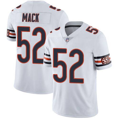 NFL Chicago Bear Rugby Uniform No. 52 MACK Mark Jersey Flash Team Competition Men's Training Server