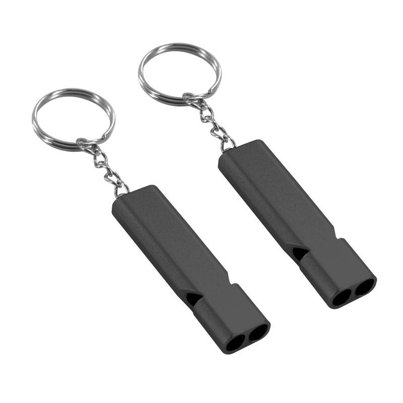 Black dual -frequency whistle two