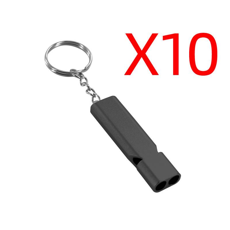 Ten black dual -frequency whistle