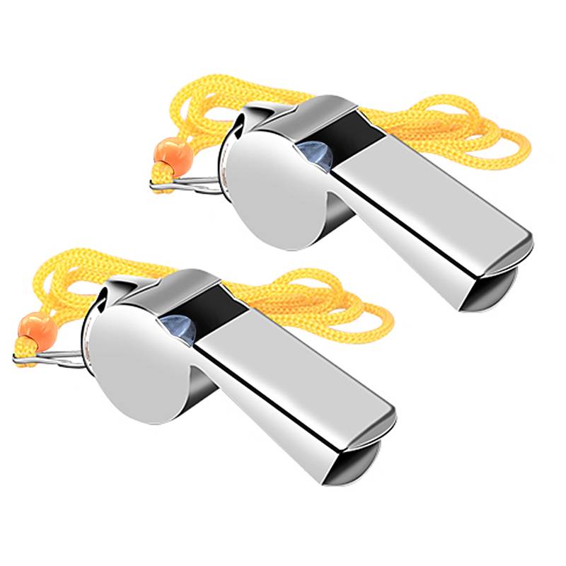 Two coaches whistle
