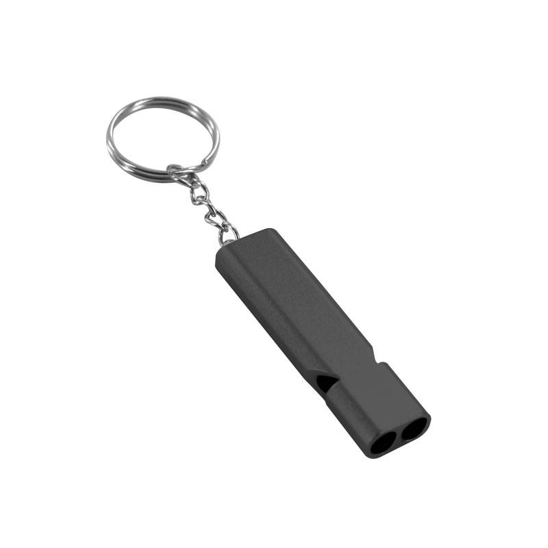 Black dual -frequency whistle