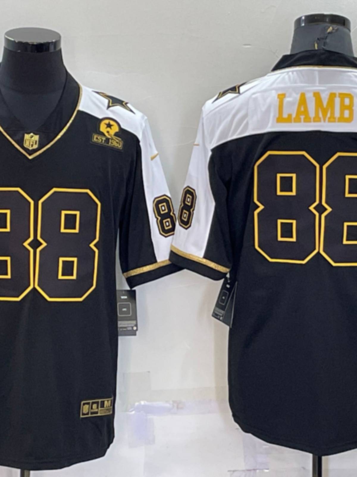 NFL jersey Dallas Cowboys Dallas denim team No. 88 LAMB embroidery ball clothes T -shirt baseball uniform