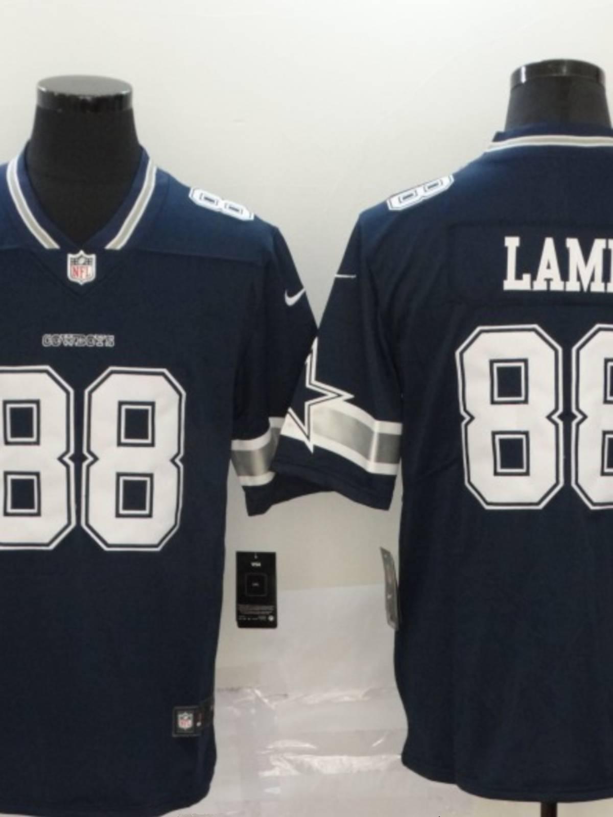 NFL jersey Dallas Cowboys Dallas denim team No. 88 LAMB embroidery ball clothes T -shirt baseball uniform