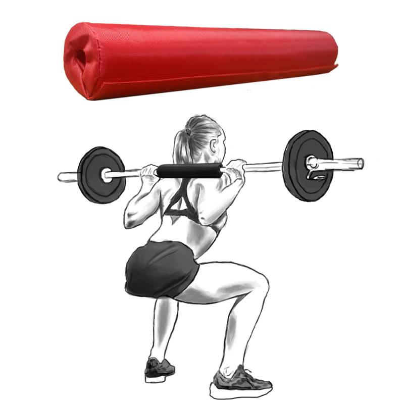 Barbell shoulder pad Squat Campbell Casual Pad Fitness Men and Women's Weightlifting Bridge Protective Hip Hip Hip Push Push Fitness Equipment