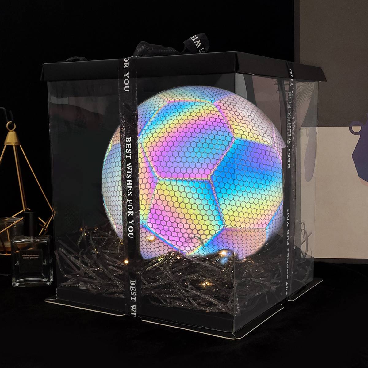 Messi elementary school students special football luminous reflective children No. 4 adolescent junior high school student No. 5 game training wear resistance