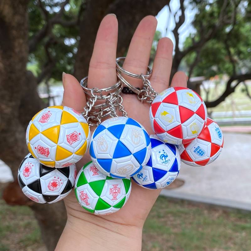 World Cup French England Football Key Buckle Football Furniture Products Package Small Gifts Surrounding Memorial