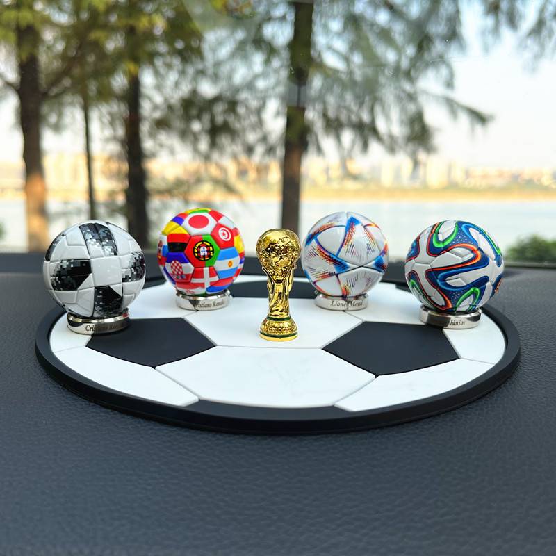 Small Football Model Dairy Golden Globe Boom Boot Talers Divine Auto Decoration Fan Products Souvenirs