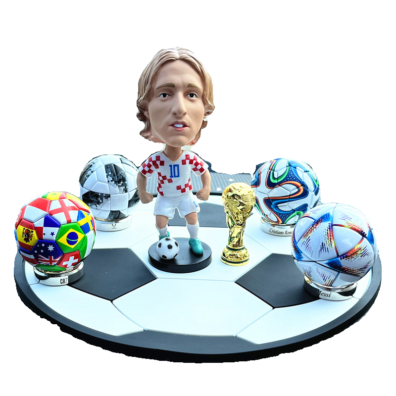 Small Football Model Dairy Golden Globe Boom Boot Talers Divine Auto Decoration Fan Products Souvenirs