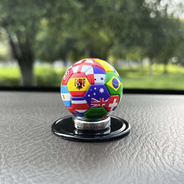 Small football decoration national team model (Messi base)