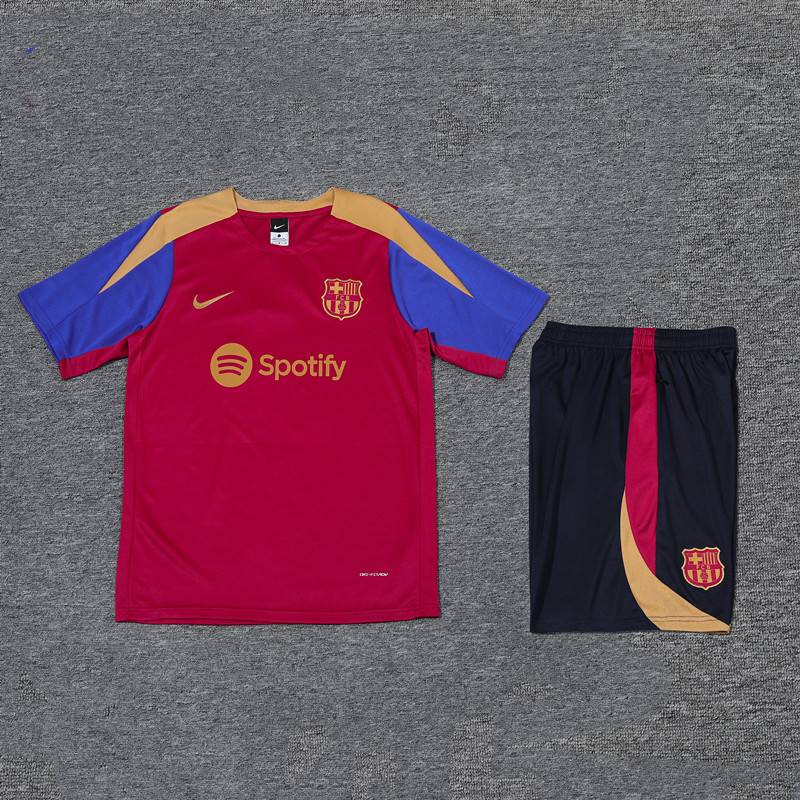 Real Madrid short -sleeved football uniform 24 Barcelona Barcelona AC Milan adult children custom competition football uniform Messi