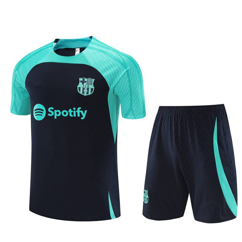Real Madrid short -sleeved football uniform 24 Barcelona Barcelona AC Milan adult children custom competition football uniform Messi