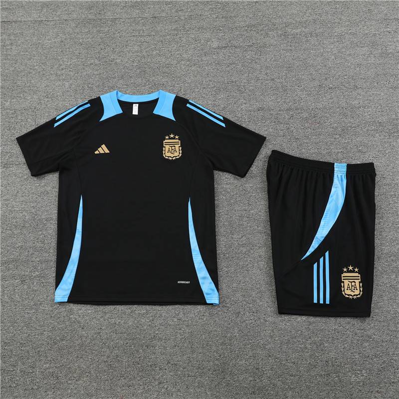 Real Madrid short -sleeved football uniform 24 Barcelona Barcelona AC Milan adult children custom competition football uniform Messi