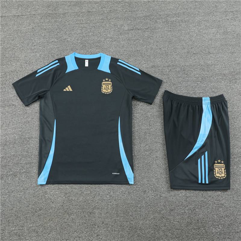 Real Madrid short -sleeved football uniform 24 Barcelona Barcelona AC Milan adult children custom competition football uniform Messi