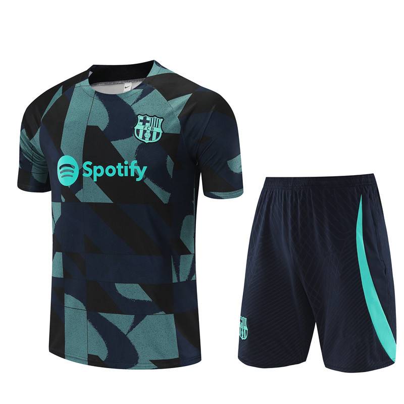 Real Madrid short -sleeved football uniform 24 Barcelona Barcelona AC Milan adult children custom competition football uniform Messi