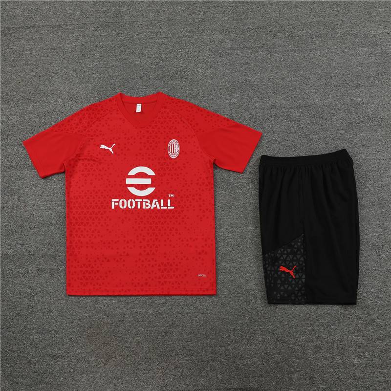 Real Madrid short -sleeved football uniform 24 Barcelona Barcelona AC Milan adult children custom competition football uniform Messi