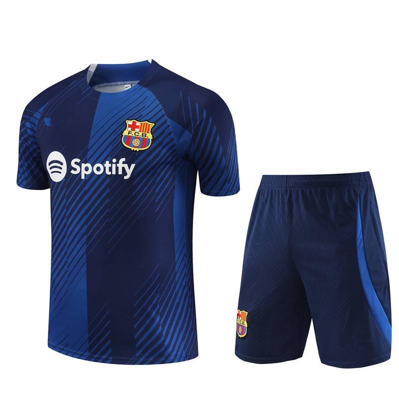 Real Madrid short -sleeved football uniform 24 Barcelona Barcelona AC Milan adult children custom competition football uniform Messi