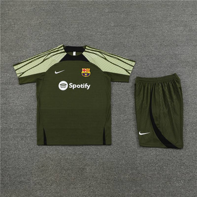 Real Madrid short -sleeved football uniform 24 Barcelona Barcelona AC Milan adult children custom competition football uniform Messi