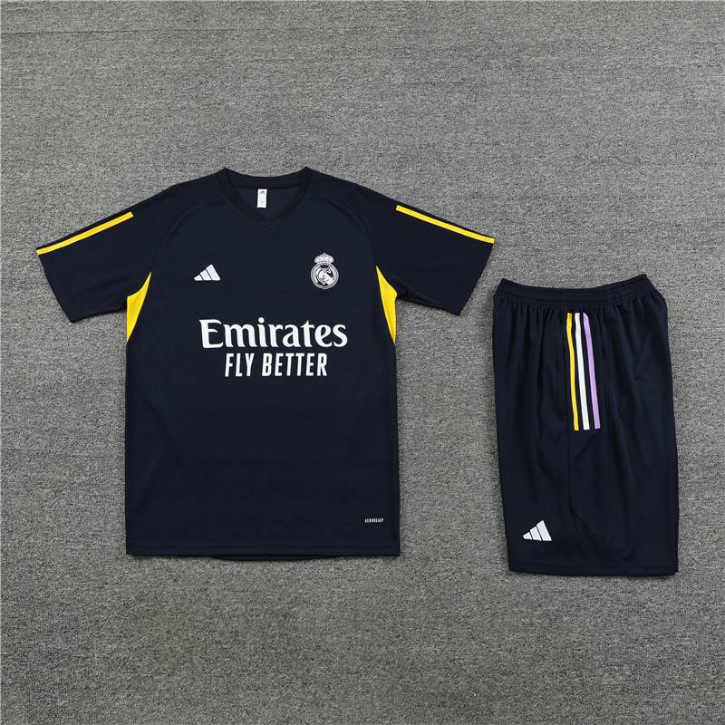 Real Madrid short -sleeved football uniform 24 Barcelona Barcelona AC Milan adult children custom competition football uniform Messi