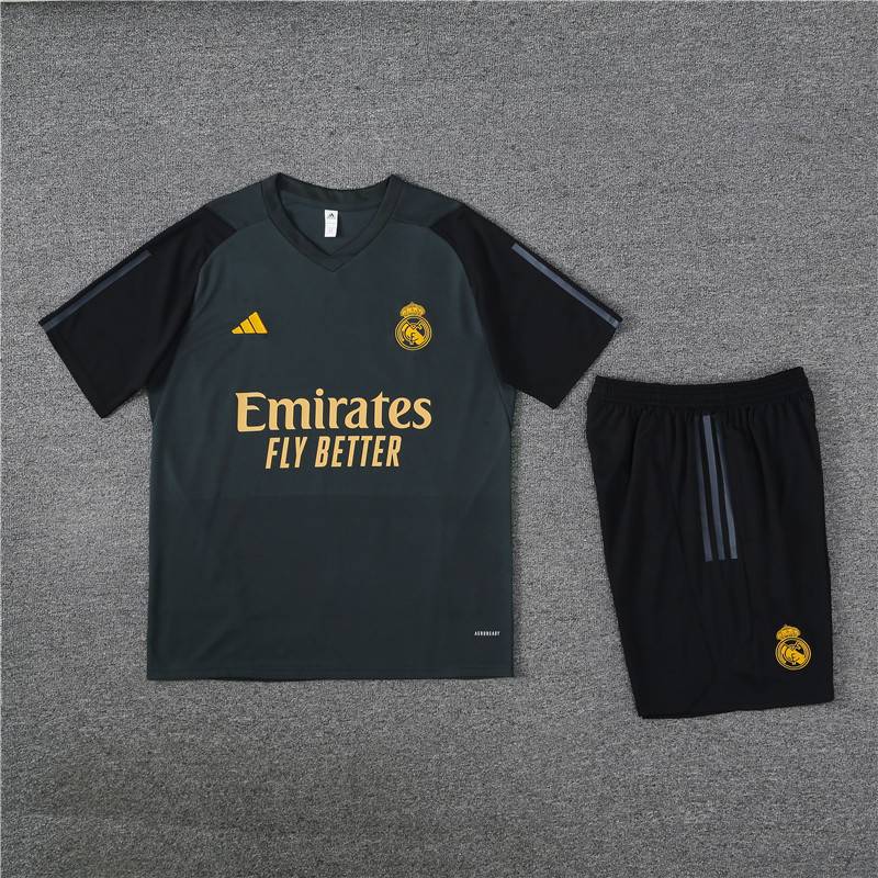 Real Madrid short -sleeved football uniform 24 Barcelona Barcelona AC Milan adult children custom competition football uniform Messi
